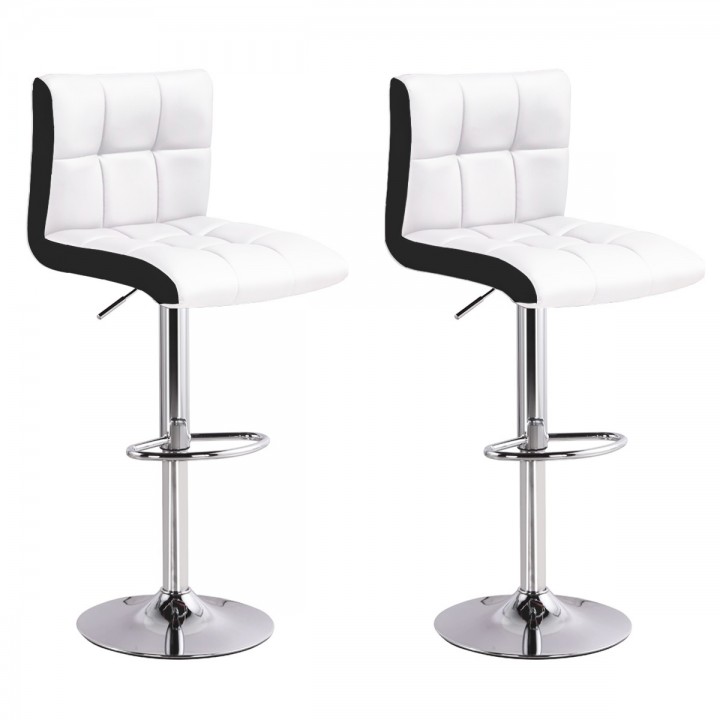 Lot de 2 tabourets de bar Magic Blanc