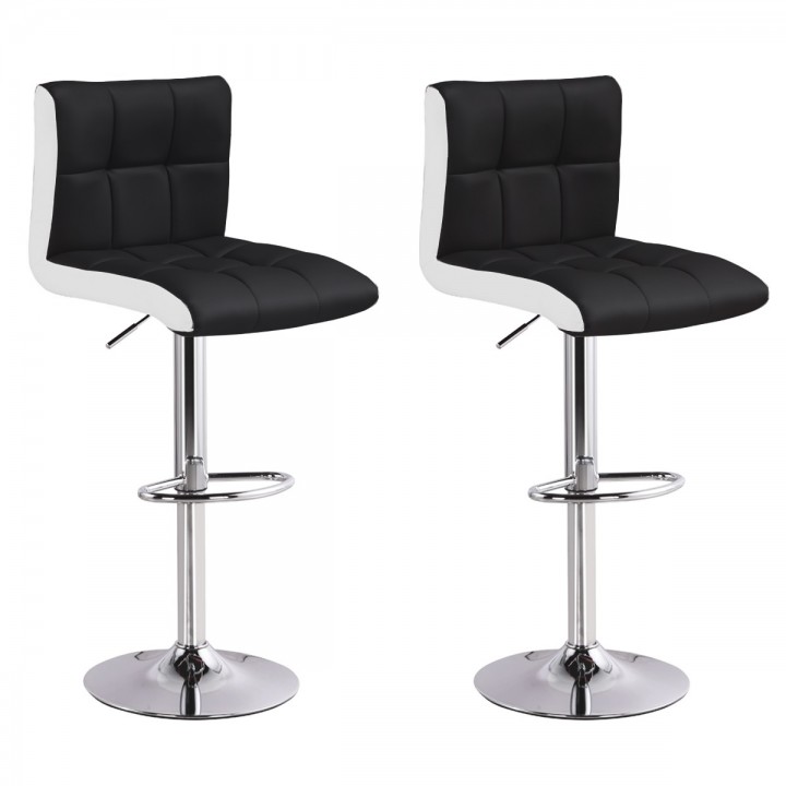 Lot de 2 tabourets de bar Magic Noir