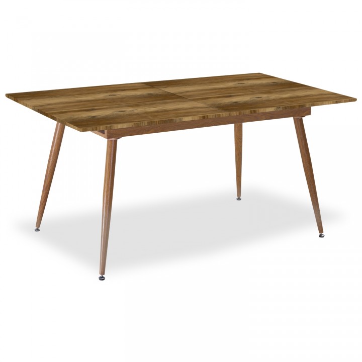 Table extensible scandinave Betty imitation Chêne - 6 à 8 personnes