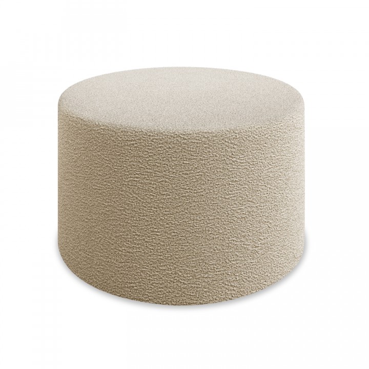 Pouf Rond XL Marki Bouclette Beige