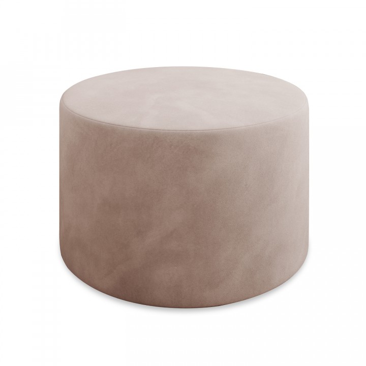 Pouf Rond XL Marki Velours Beige
