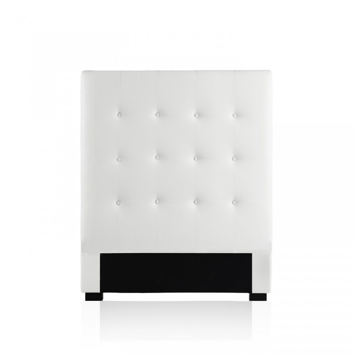 Tête de lit capitonnée Premium 90cm Blanc