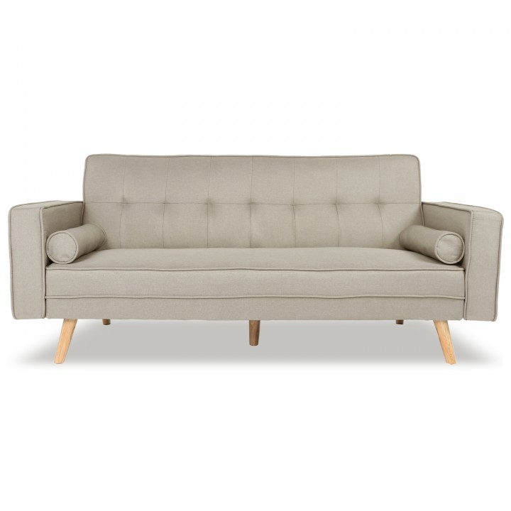 Canapé convertible scandinave Tao Tissu Beige