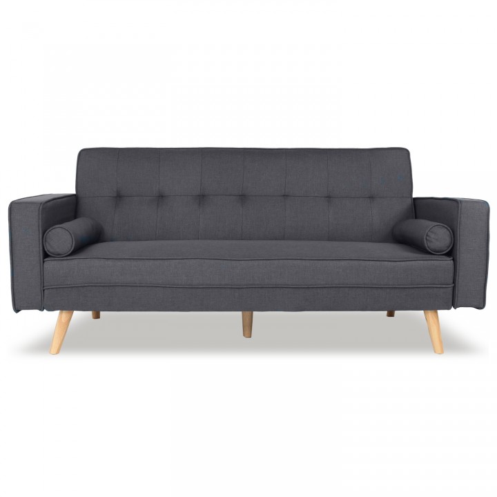 Canapé convertible scandinave Tao Tissu Gris foncé