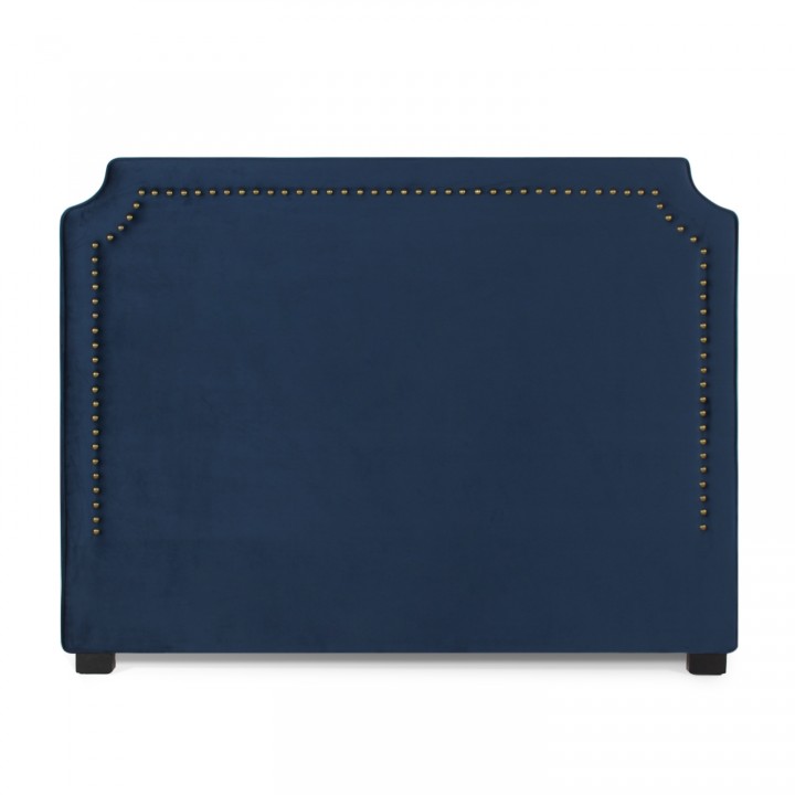 Tête de lit Diana Velours 160cm Bleu Foncé