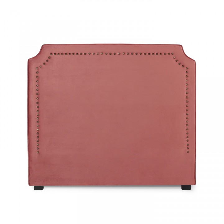 Tête de lit Diana Velours 140cm Vieux Rose