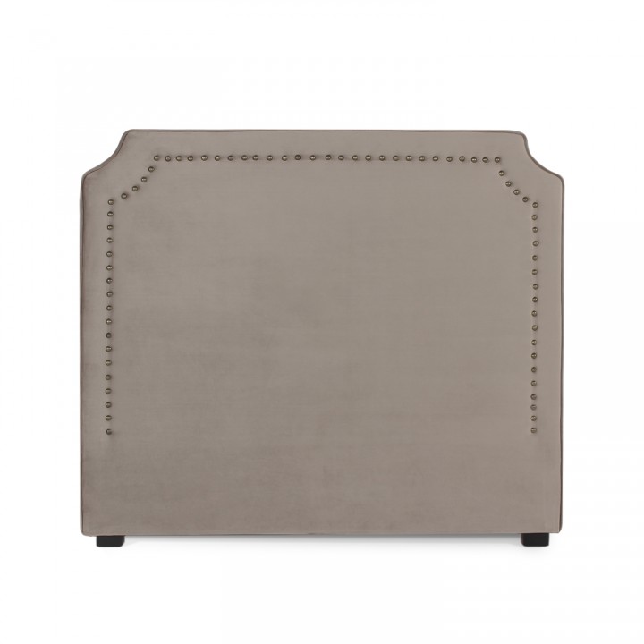 Tête de lit Diana Velours 140cm Taupe