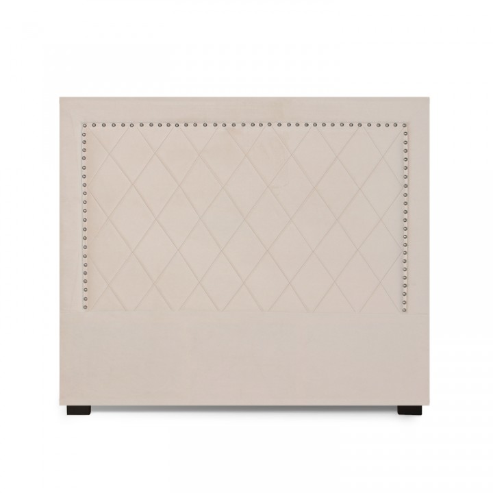 Tête de lit Nolwen Velours Beige 140cm