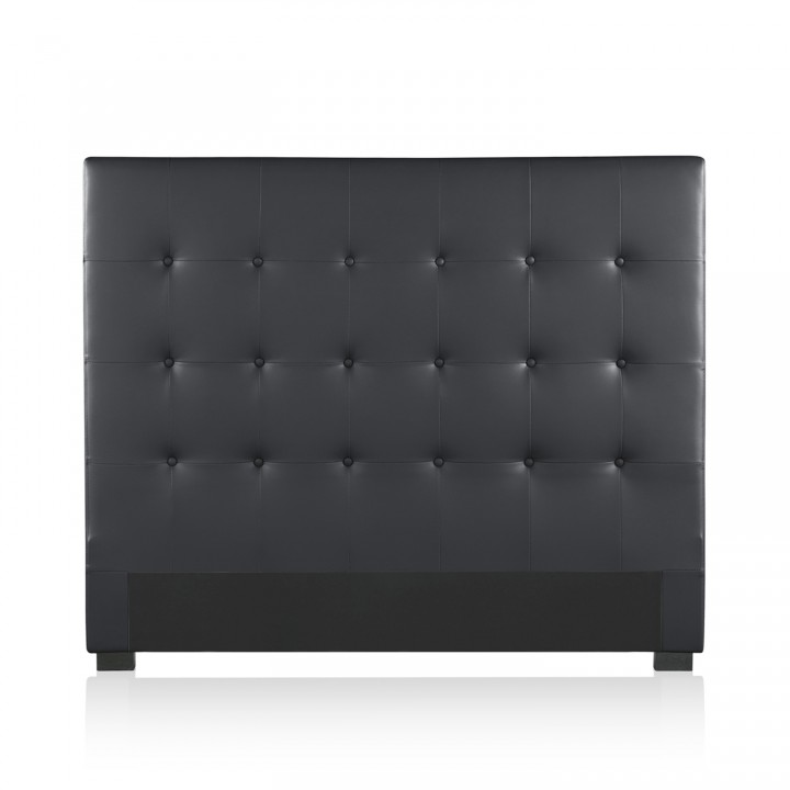 Tête de lit capitonnée Premium 140cm Noir