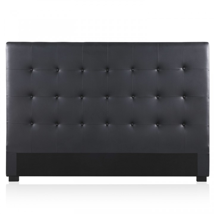 Tête de lit capitonnée Premium 180cm Noir