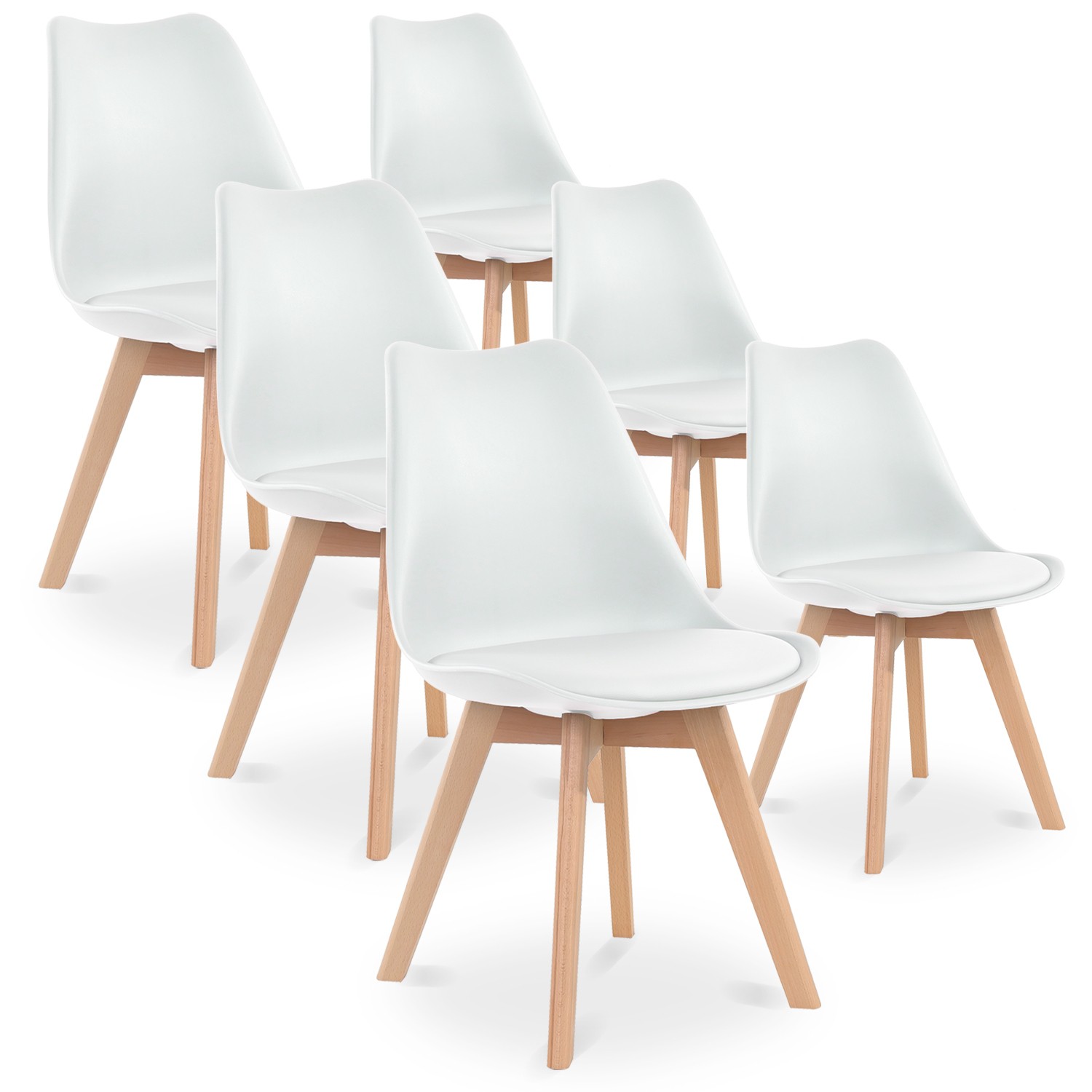 Chaise Scandinave Lot De 6
