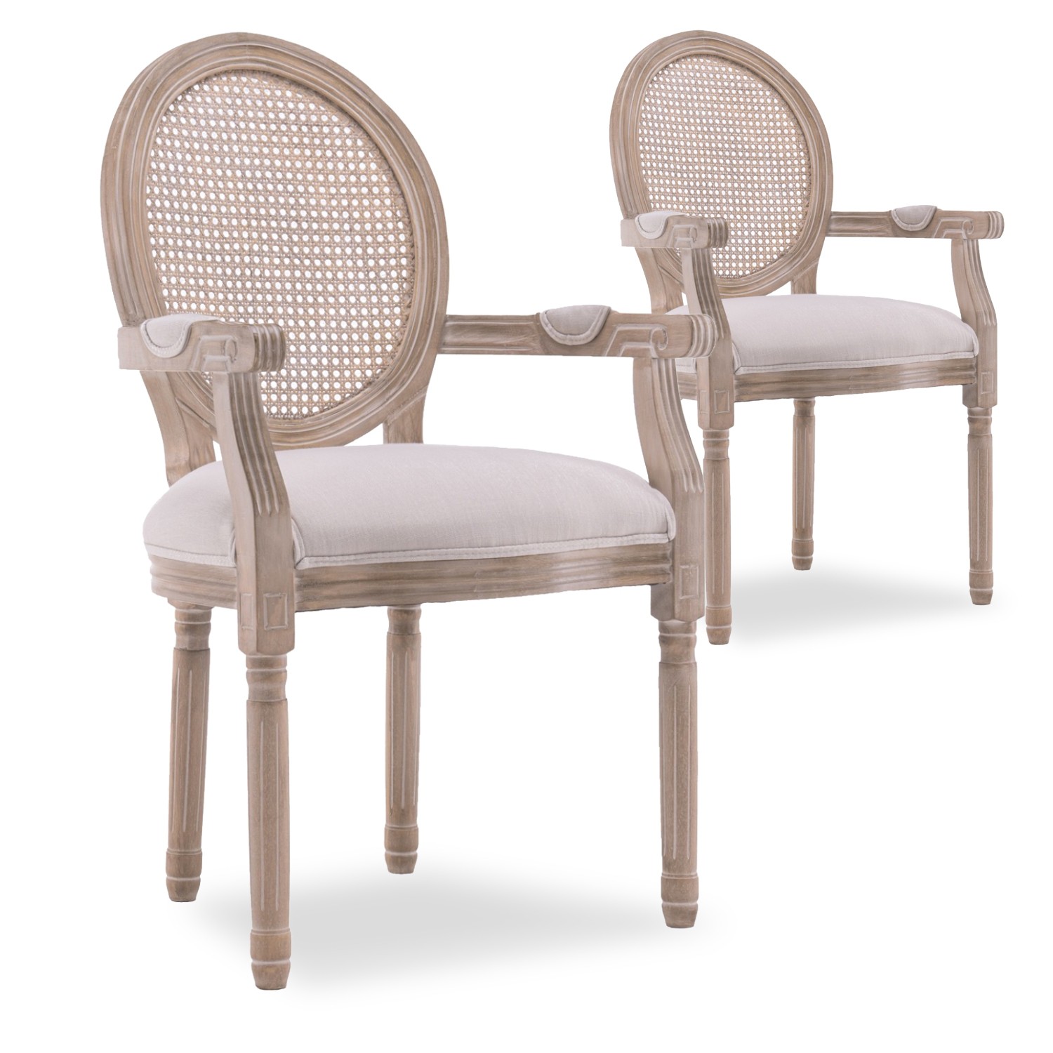 Chaise Baroque HTDECO – Style Louis XV/XVI, Structure Hêtre, Velours Polyester, Neuve