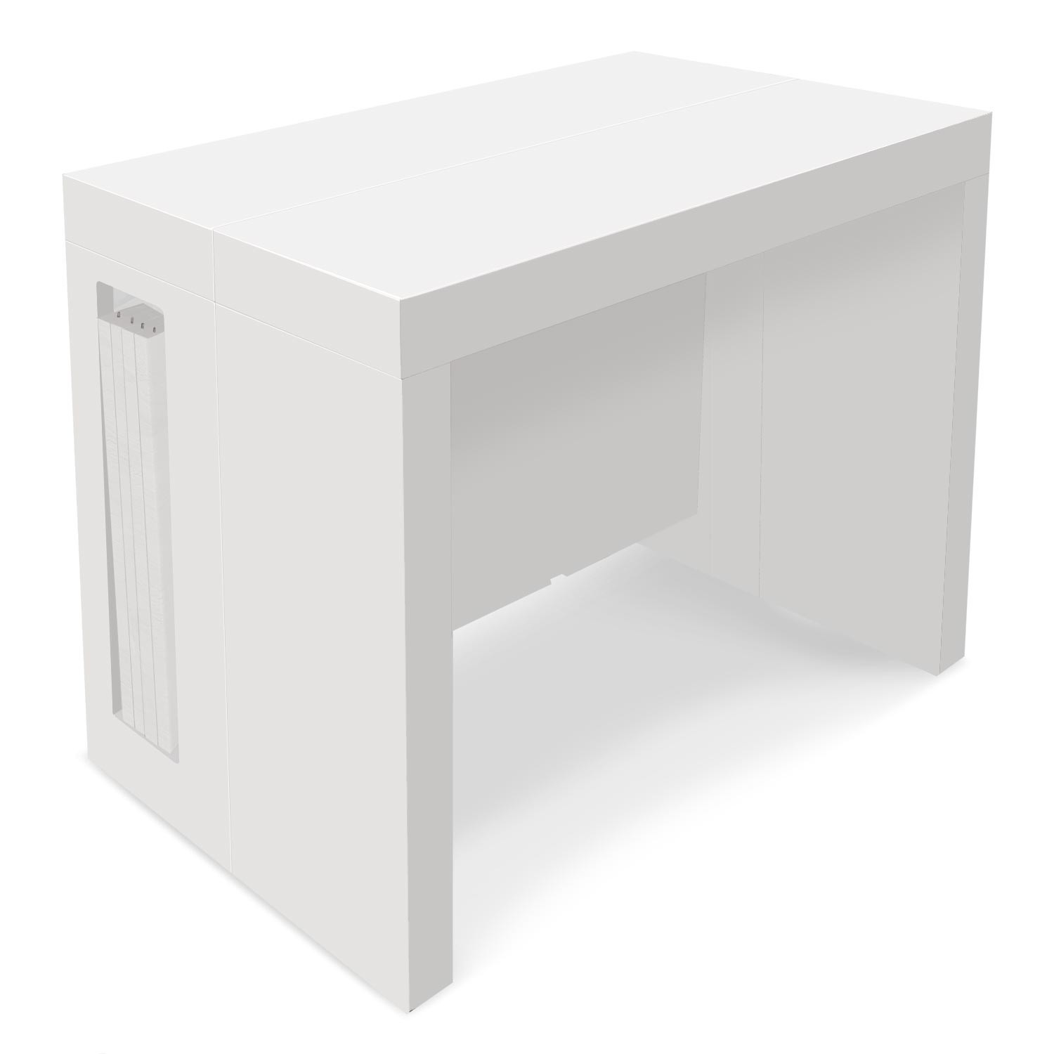 Table Console Extensible Loki Blanc Laque