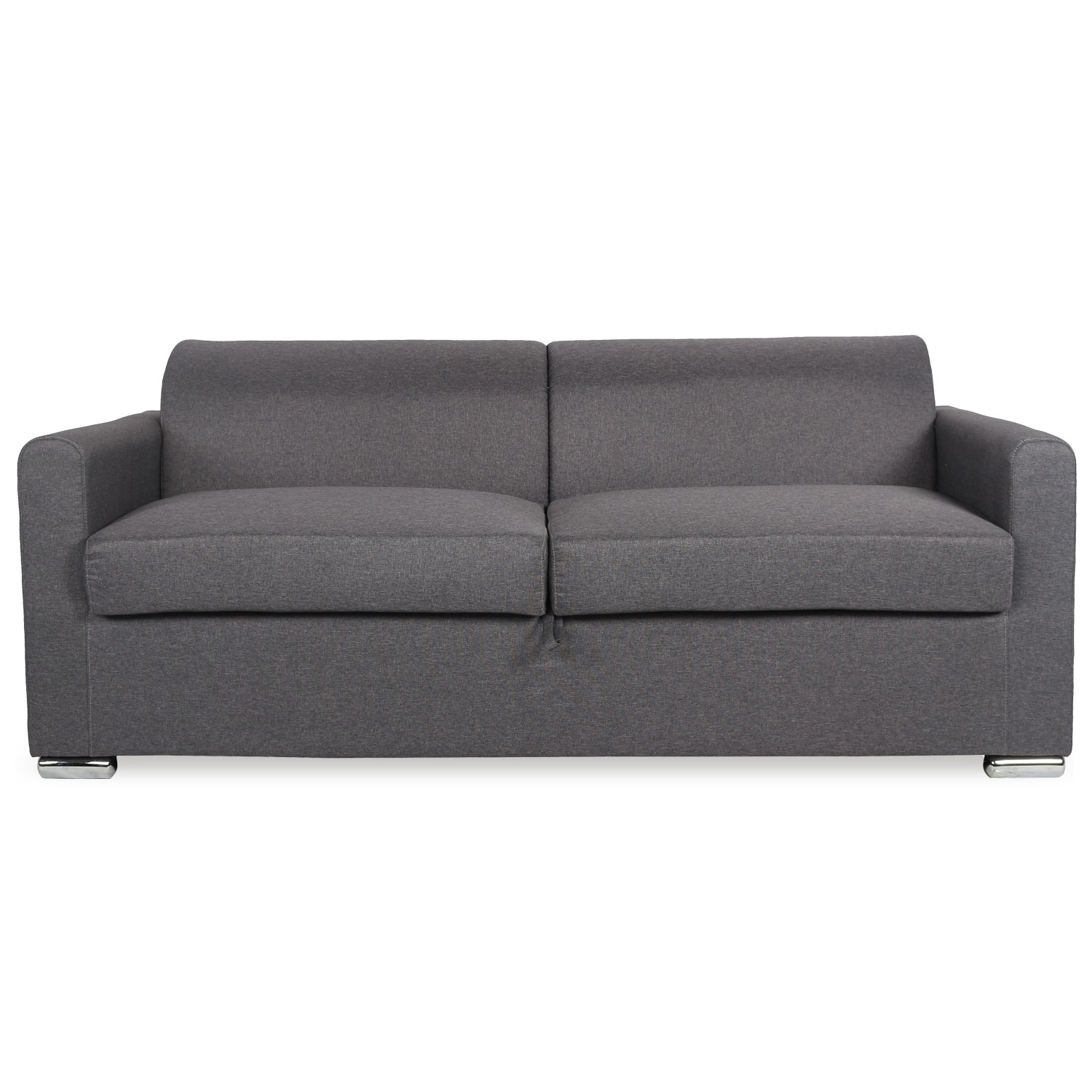 Canapé Convertible 2 Places Gris Arbor | Compact
