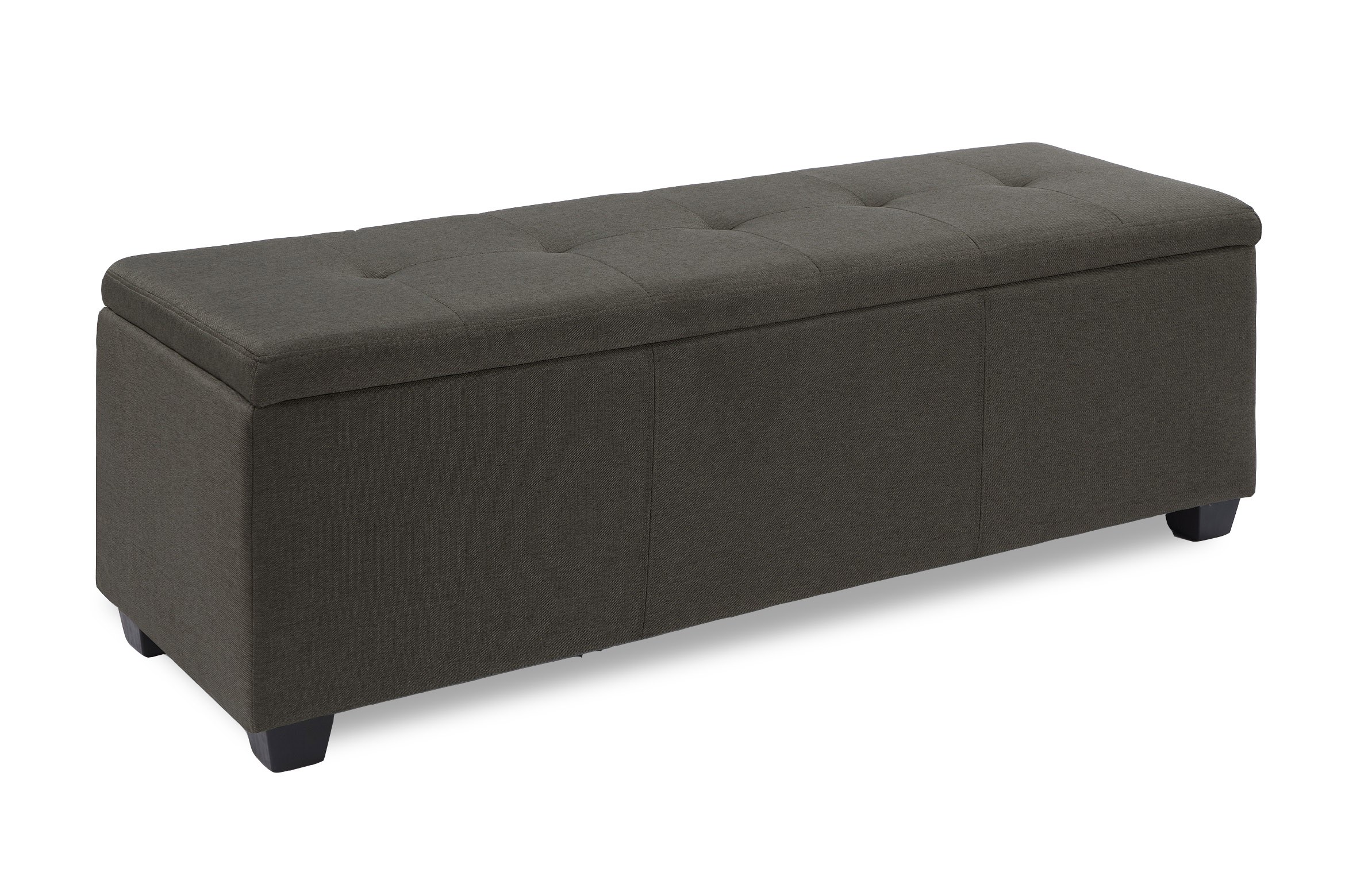 Banquette Coffre Milano Tissu Taupe