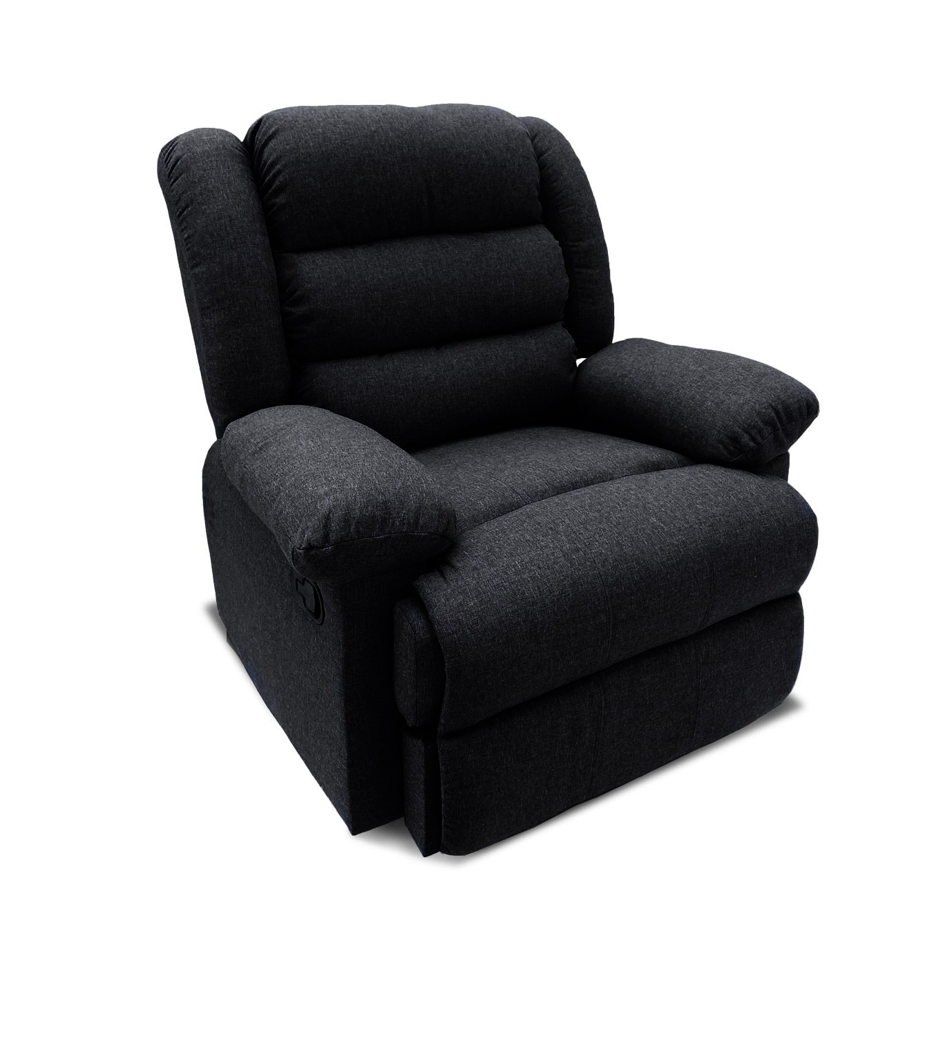 INTENSEDECO Fauteuil Relax Norton Tissu Noir