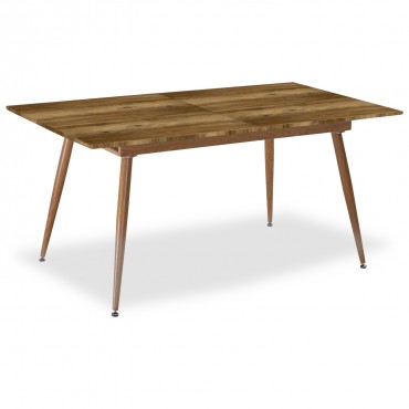 Table extensible scandinave Betty imitation Chêne - 6 à 8 personnes