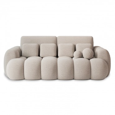 Canapé 3 places Marceau bouclette Beige