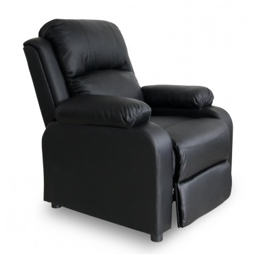 Fauteuil relax Riga Noir