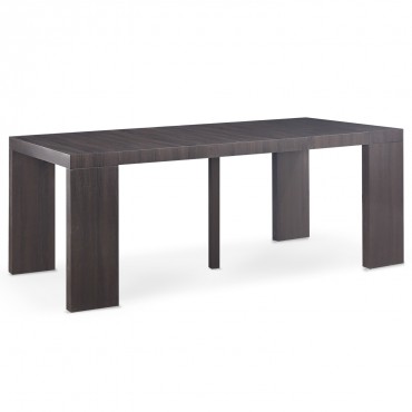 Table Console Extensible Oxalys imitation Bois wenge