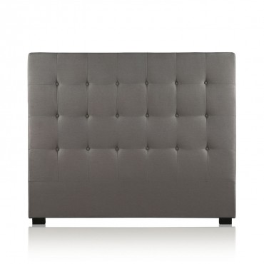 Tête de lit capitonnée Premium Tissu 140cm Taupe