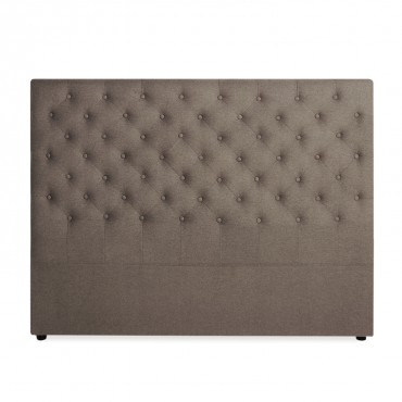 Tête de lit capitonnée Constance 160cm Tissu Taupe