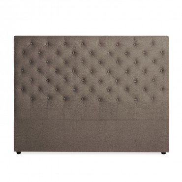 Tête de lit capitonnée Constance 160cm Tissu Taupe