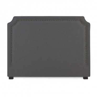Tête de lit Diana Tissu 160cm Gris