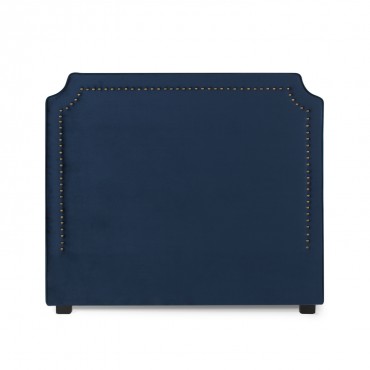 Tête de lit Diana Velours 140cm Bleu Foncé