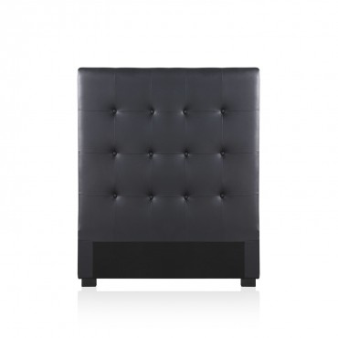 Tête de lit capitonnée Premium 90cm Noir