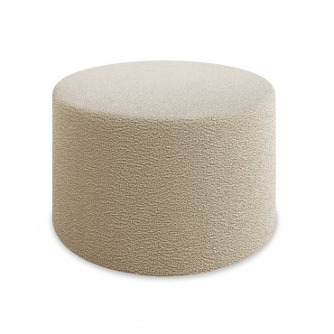 Pouf Rond XL Marki Bouclette Beige