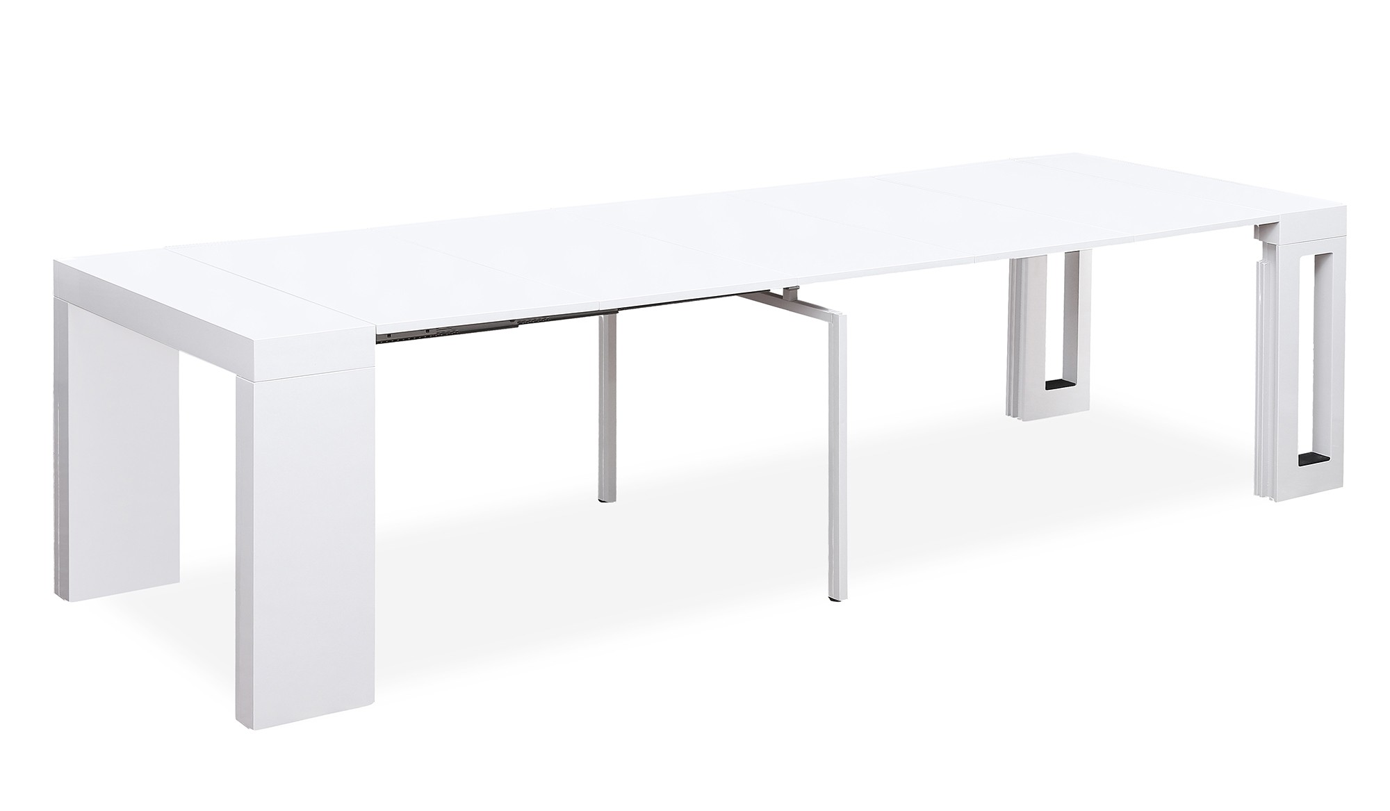 Table Blanc Laque Extensible