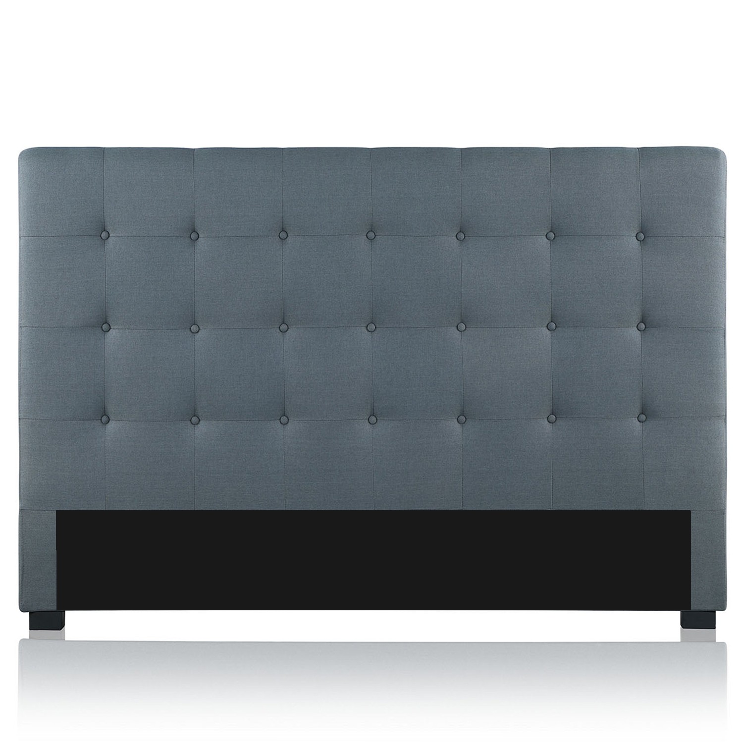 Tête de Lit Design en Tissu Selena 180cm Gris - Paris Life