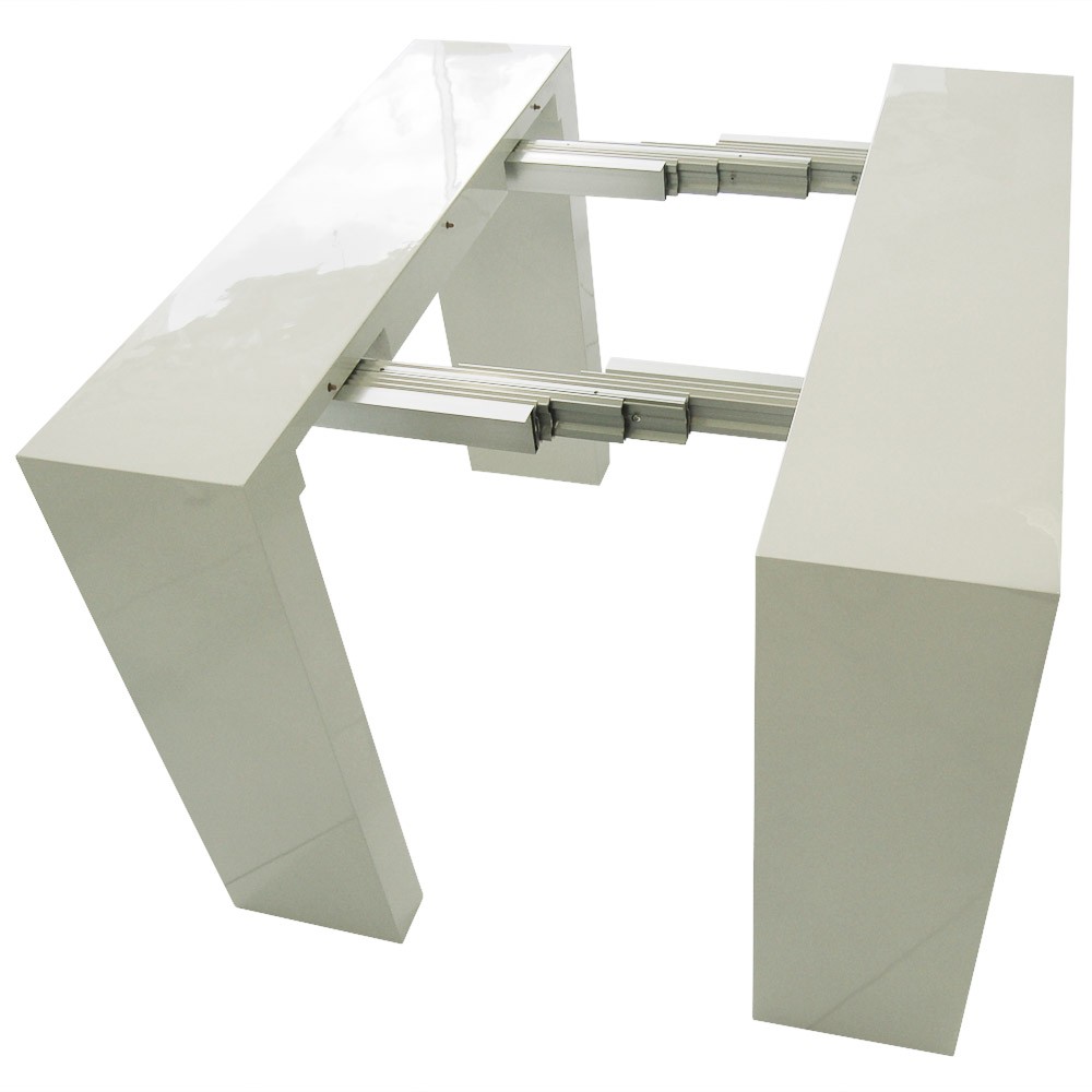 Table Console Extensible Oxalys XL Blanc Laquée