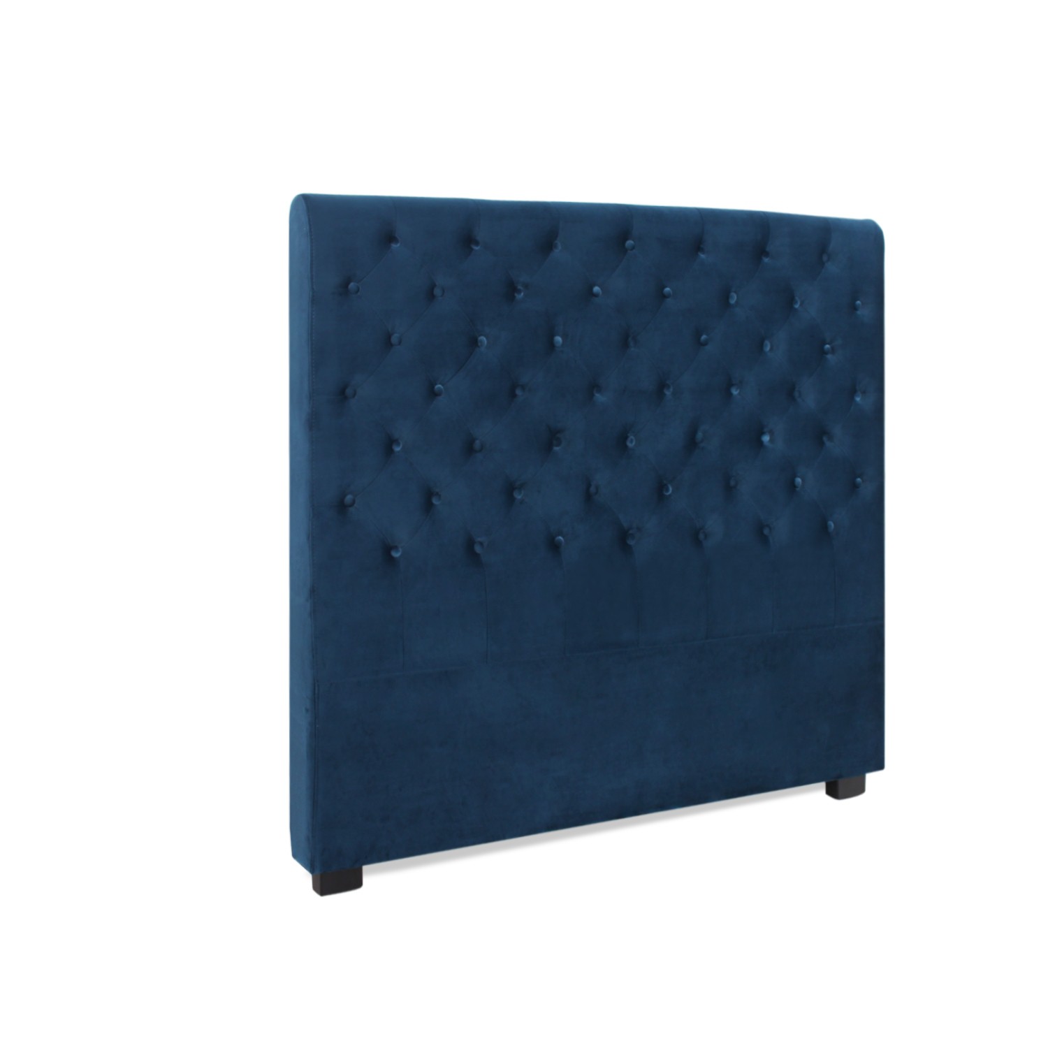 Tete De Lit Capitonnee Velours
