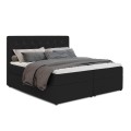 Lit coffre + matelas Celestin 160cm Noir