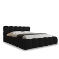 Lit coffre Tomaso 140cm Bouclette Noir