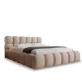 Lit coffre Tomaso 140cm velours Beige