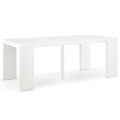 Table Console Extensible Oxalys Blanc Laquée