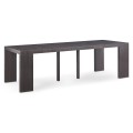 Table Console Extensible Oxalys XL imitation Bois wenge