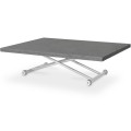Table basse relevable Philadelphia XL Effet béton