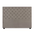 Tête de lit capitonnée Constance 160cm Velours Taupe