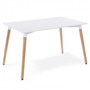 Table style scandinave Vosa Blanc