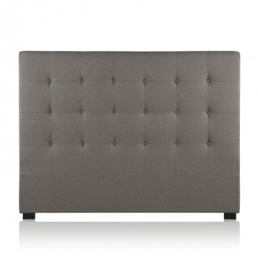 Tête de lit capitonnée Premium Tissu 160cm Taupe
