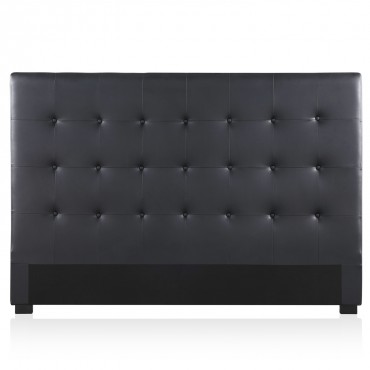 Tête de lit capitonnée Premium 180cm Noir