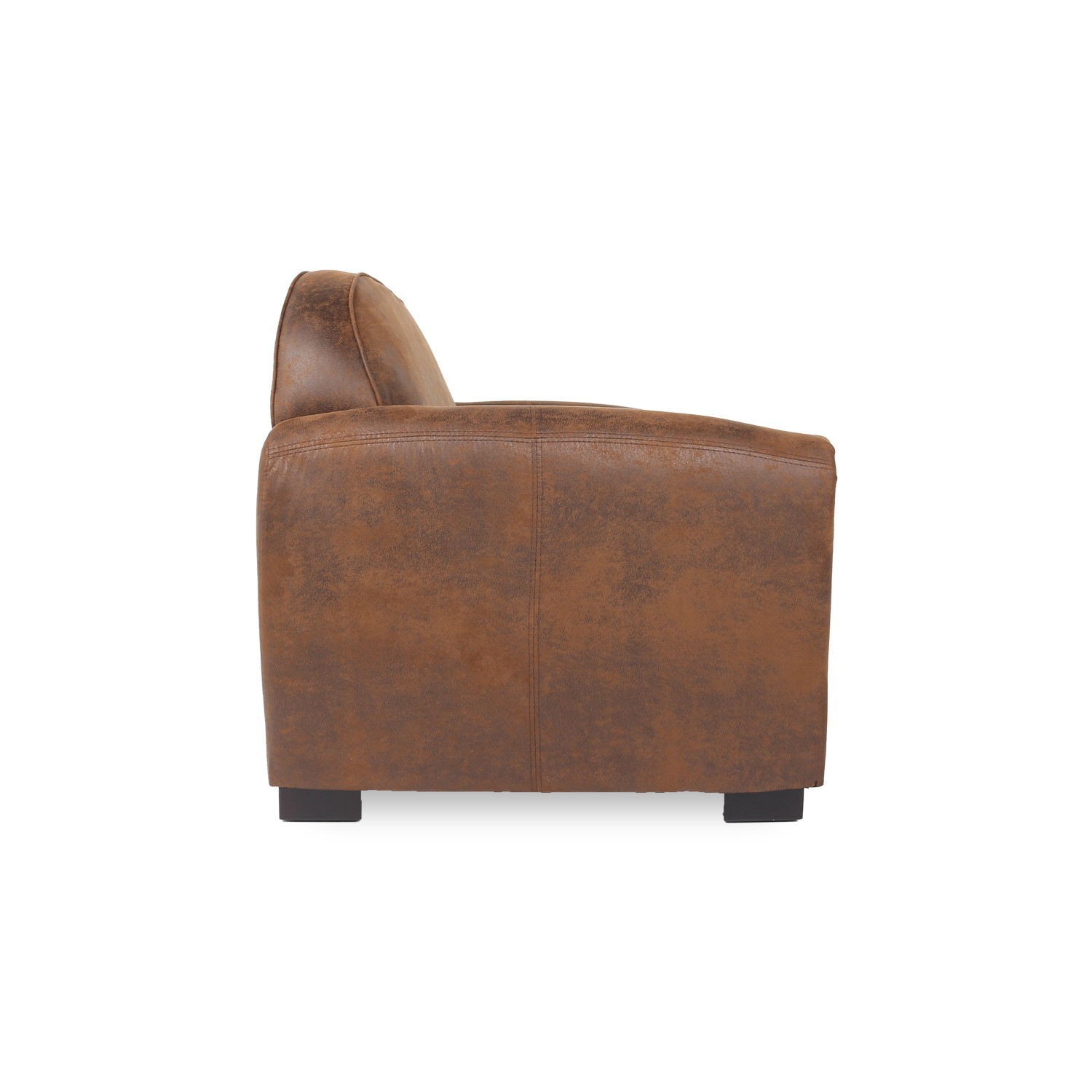 Canapé club 2 places vintage - Jazzy art_couleur_princip Marron
