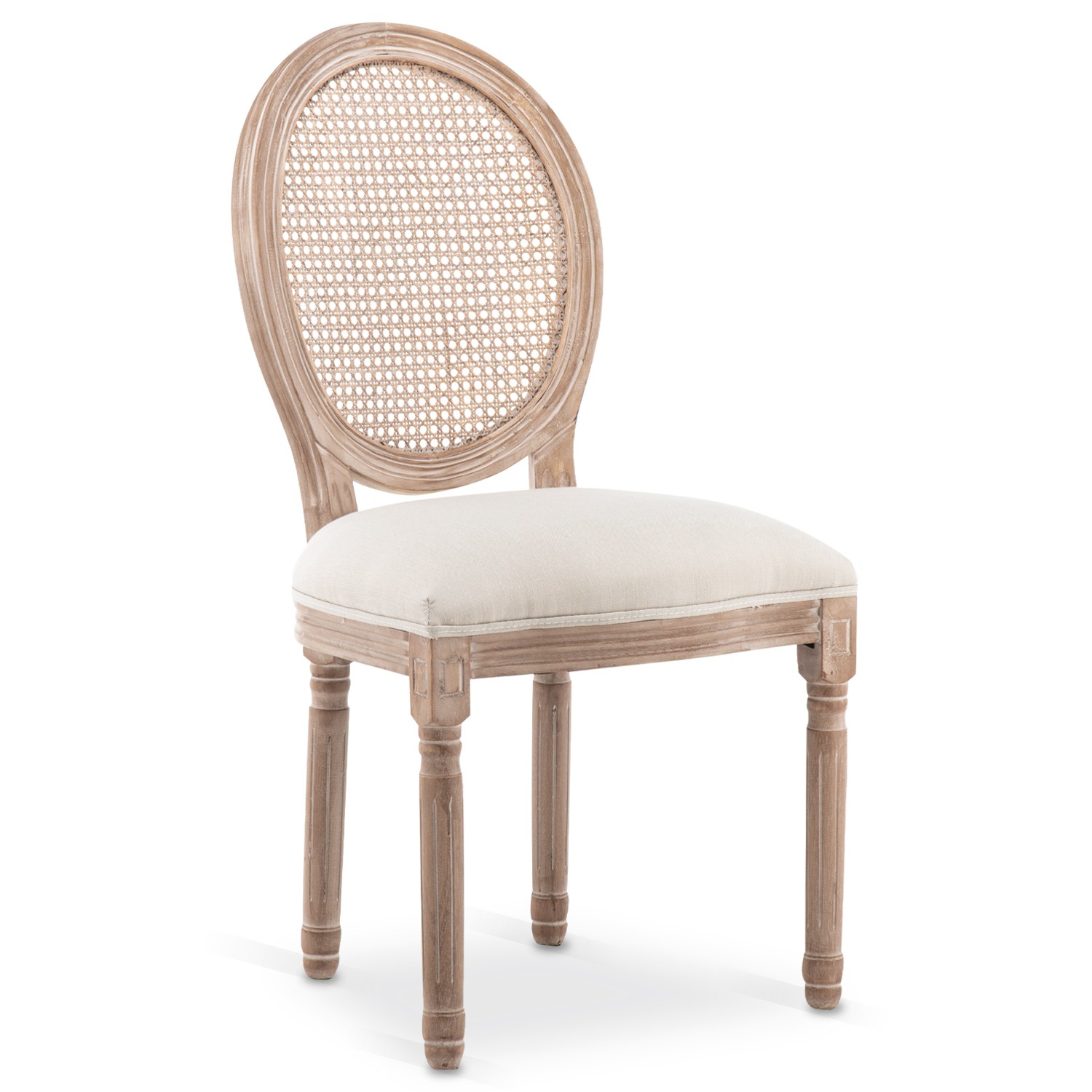 Chaise Medaillon Cannage