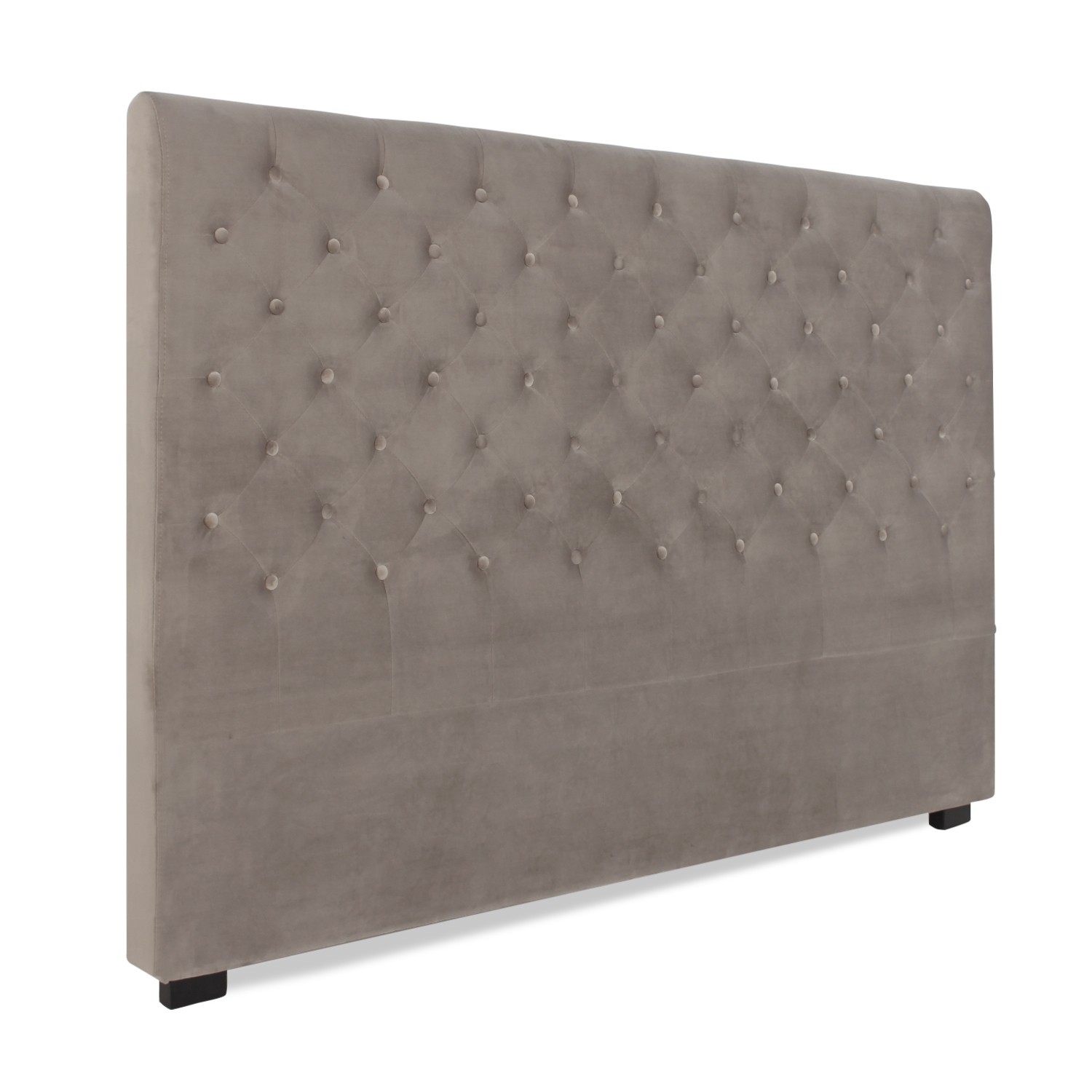 Tête de lit Diana Velours 180cm Taupe