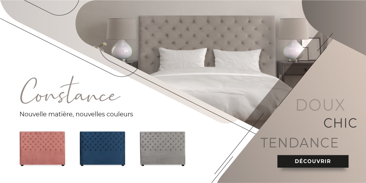 Tête de lit Constance en Velours